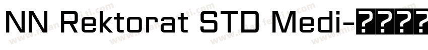NN Rektorat STD Medi字体转换